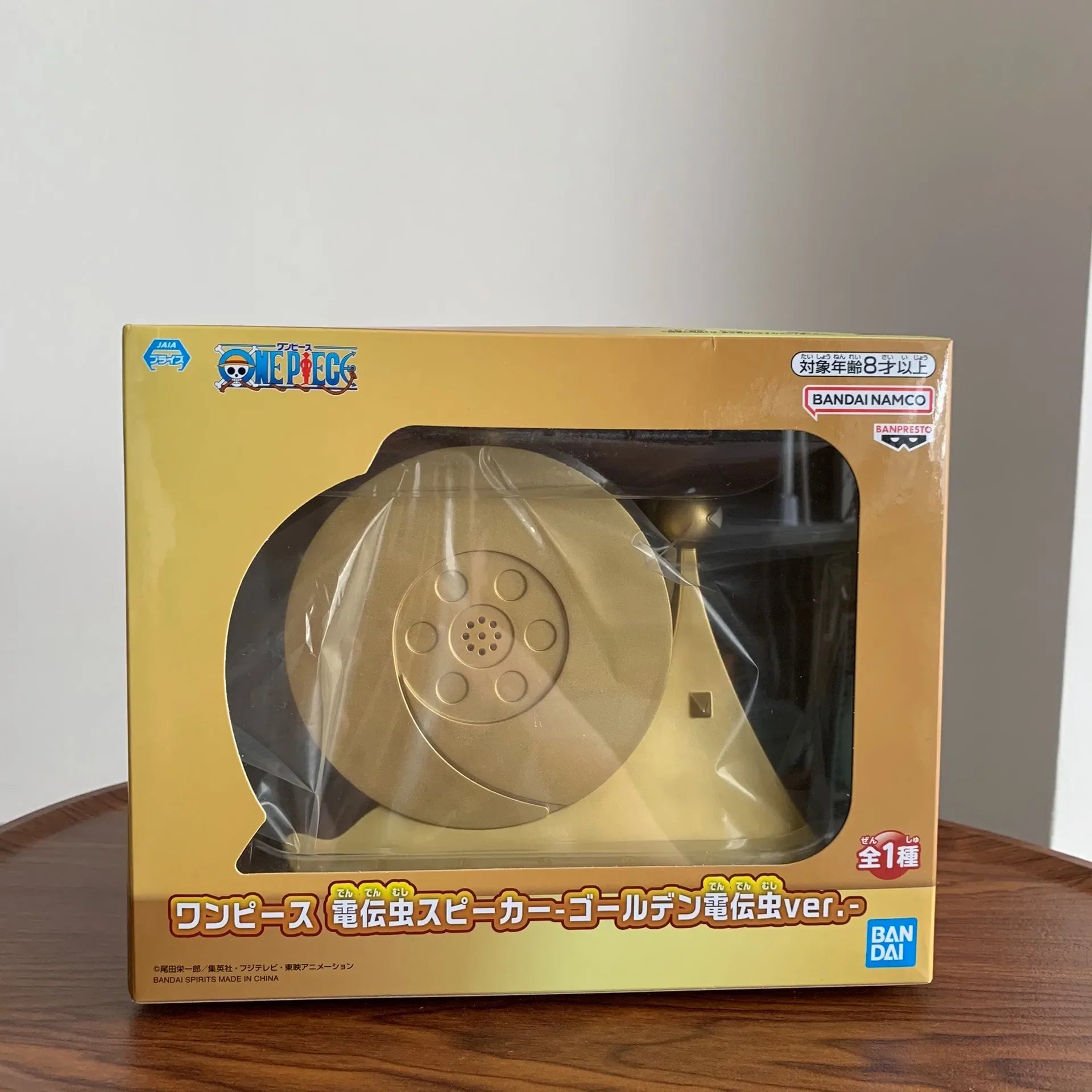 100% Original Bandai Spirits BAN PRESTO una pieza Dendenmushi altavoz luffy Zoro Jimbei figura de juguete modelo-MovilExpressShop
