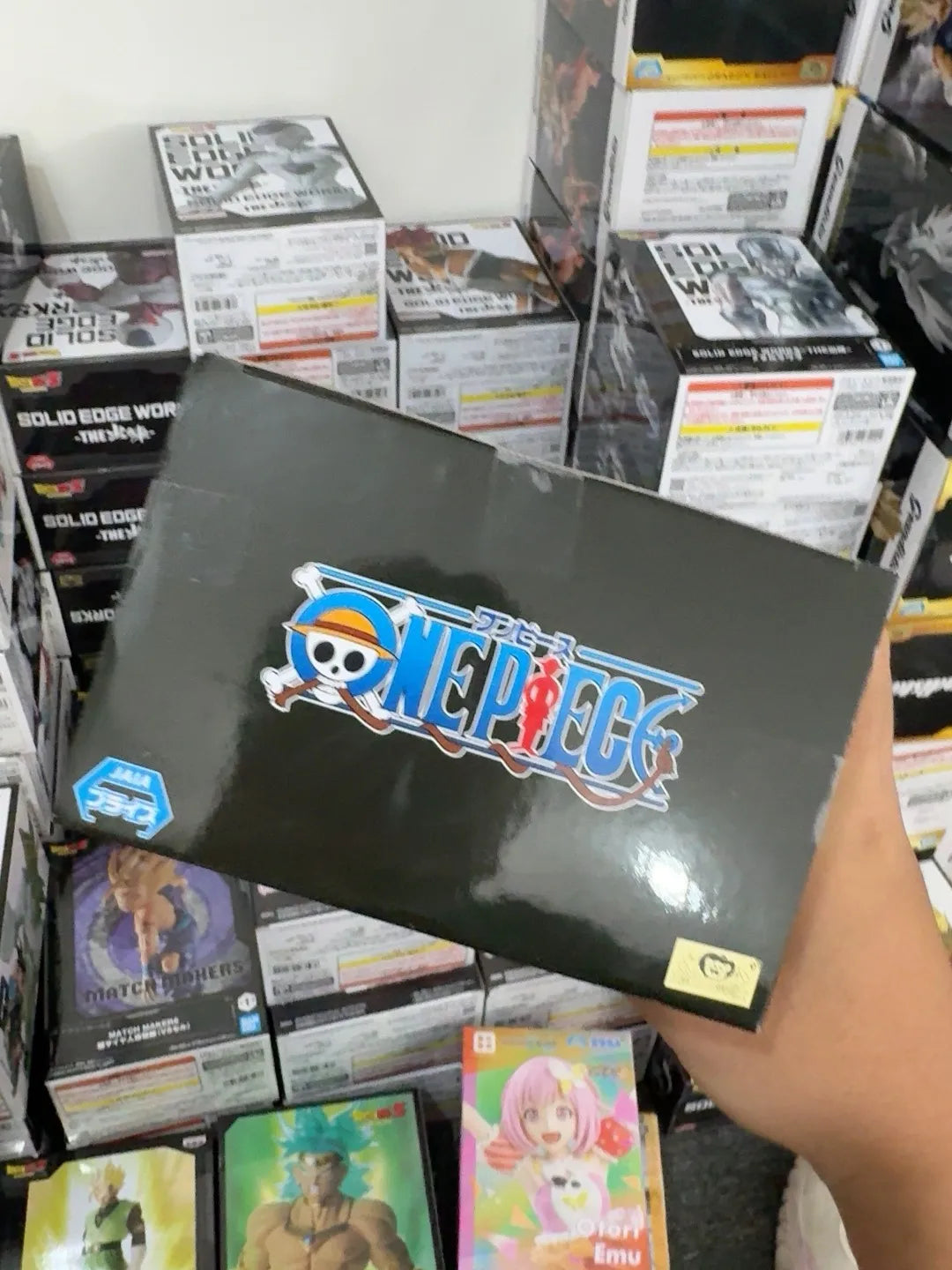 100% Original Bandai Spirits BAN PRESTO una pieza Dendenmushi altavoz luffy Zoro Jimbei figura de juguete modelo-MovilExpressShop