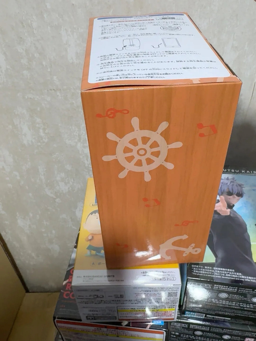 100% Original Bandai Spirits BAN PRESTO una pieza Dendenmushi altavoz luffy Zoro Jimbei figura de juguete modelo-MovilExpressShop