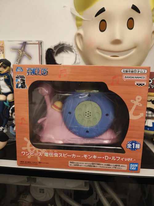 100% Original Bandai Spirits BAN PRESTO una pieza Dendenmushi altavoz luffy Zoro Jimbei figura de juguete modelo-MovilExpressShop