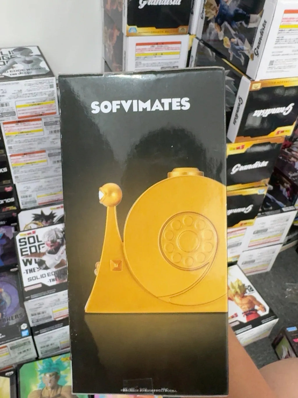 100% Original Bandai Spirits BAN PRESTO una pieza Dendenmushi altavoz luffy Zoro Jimbei figura de juguete modelo-MovilExpressShop