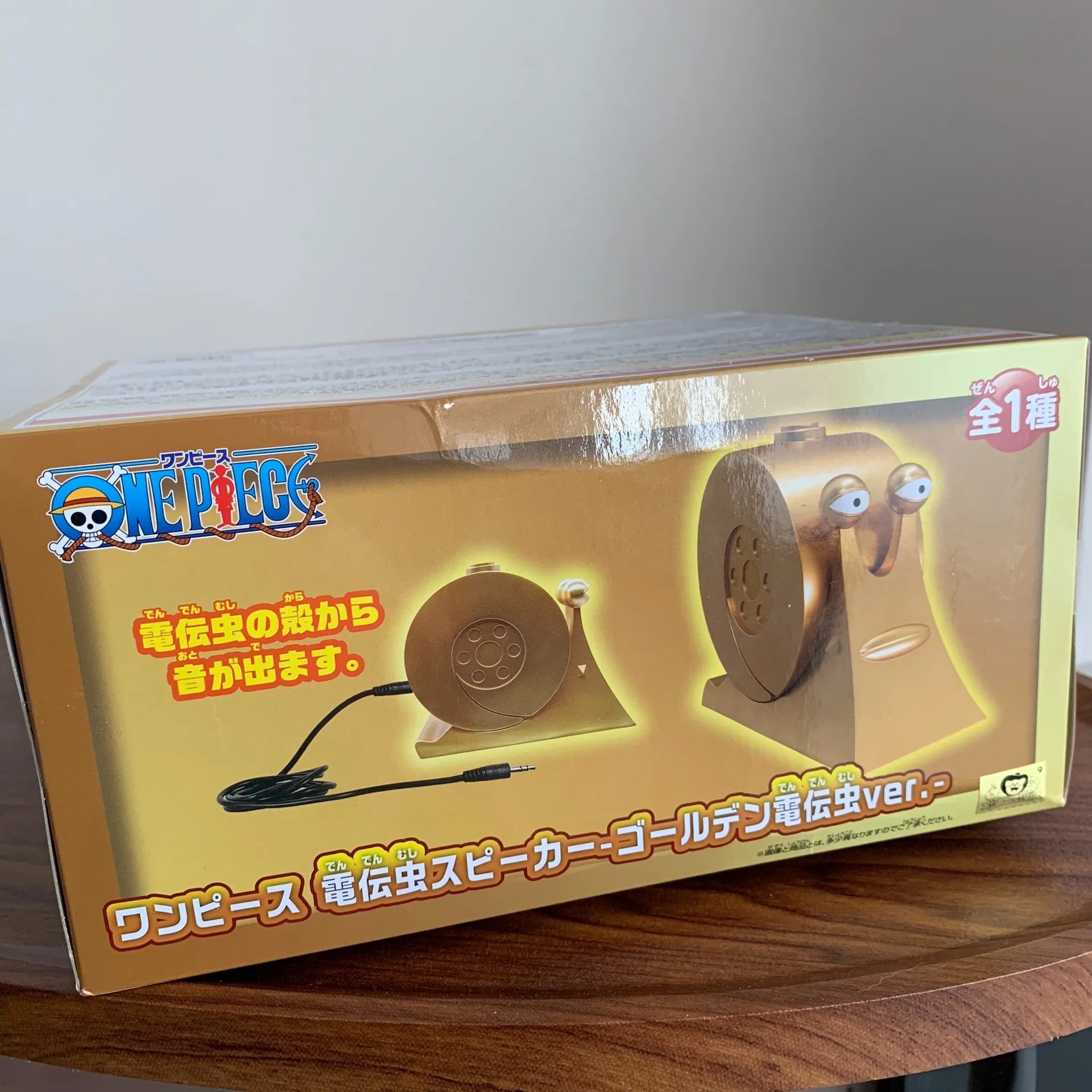 100% Original Bandai Spirits BAN PRESTO una pieza Dendenmushi altavoz luffy Zoro Jimbei figura de juguete modelo-MovilExpressShop