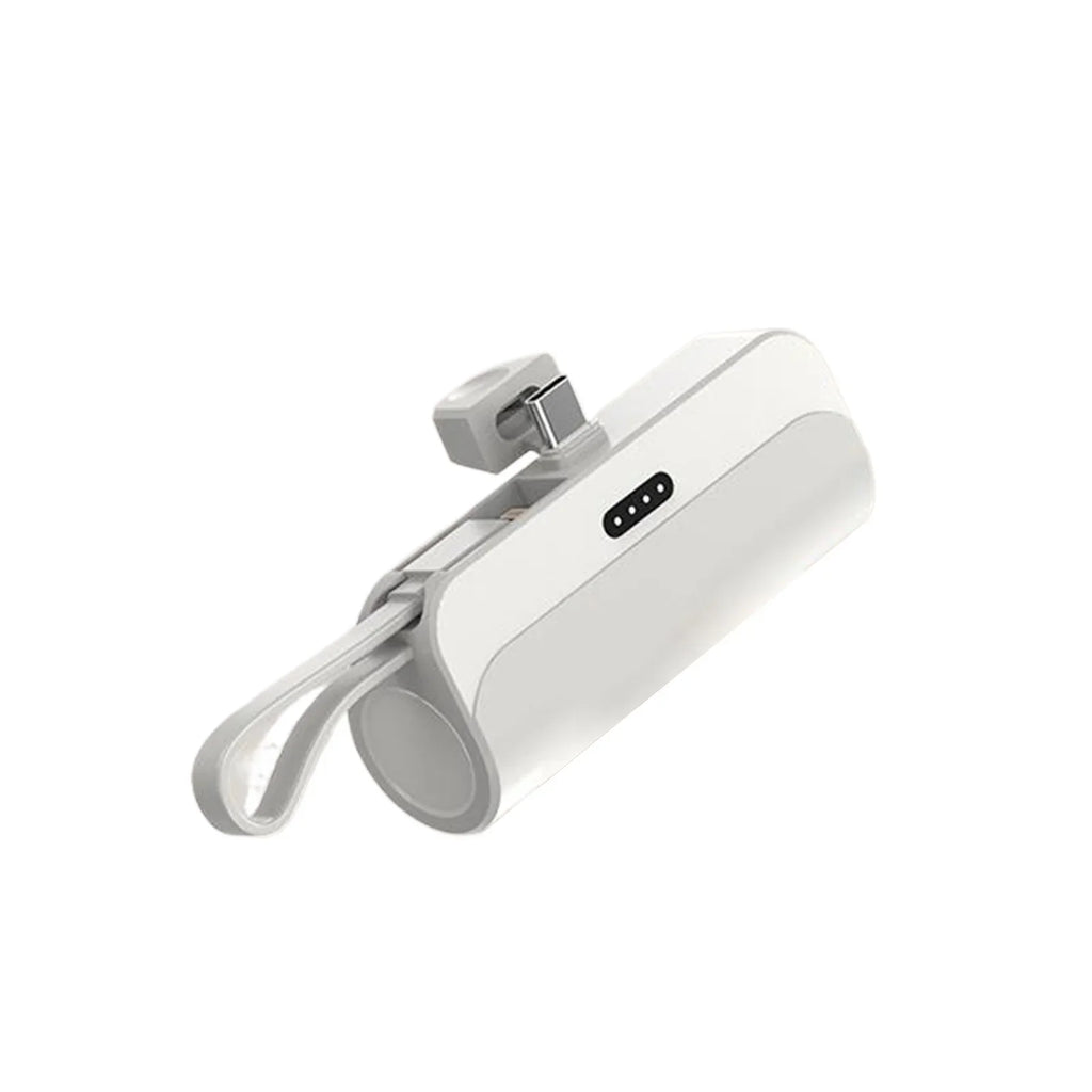 10000mAh Mini Capsule Power Bank Plug and Play Batería Externa Power Bank Cargador de Teléfono para Samsung iPhone-MovilExpressShop