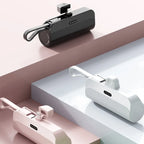 10000mAh Mini Capsule Power Bank Plug and Play Batería Externa Power Bank Cargador de Teléfono para Samsung iPhone-MovilExpressShop