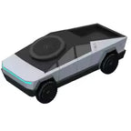 Base de escritorio CyberDock 3 en 1 con carga inalámbrica para iPhone 16, 15, 14 Pro Max, AirPods y Apple Watch, con luz ambiental.