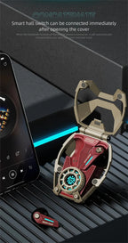 MARVEL Colaboración Auriculares Bluetooth ANC Cancelación activa de ruido Bluettoth Auriculares inalámbricos Deportes Juegos Regalo Iron Man-MovilExpressShop