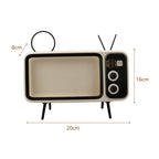 Soporte de teléfono con altavoz, soporte de música, antideslizante, Retro, TV, teléfono Móvil, 6, 4 a 6, 7, Smartphone-MovilExpressShop