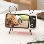 Soporte de teléfono con altavoz, soporte de música, antideslizante, Retro, TV, teléfono Móvil, 6, 4 a 6, 7, Smartphone-MovilExpressShop