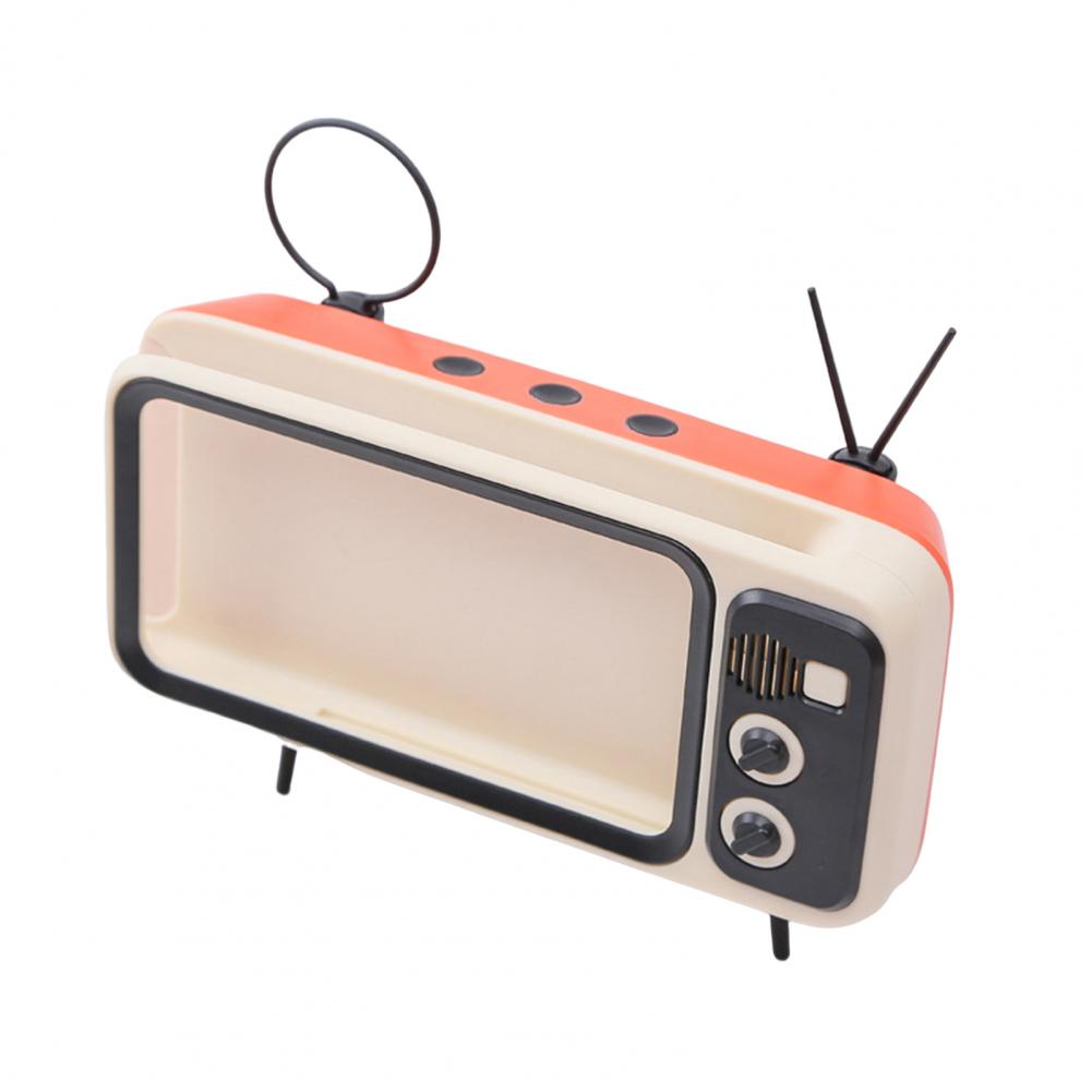 Soporte de teléfono con altavoz, soporte de música, antideslizante, Retro, TV, teléfono Móvil, 6, 4 a 6, 7, Smartphone-MovilExpressShop