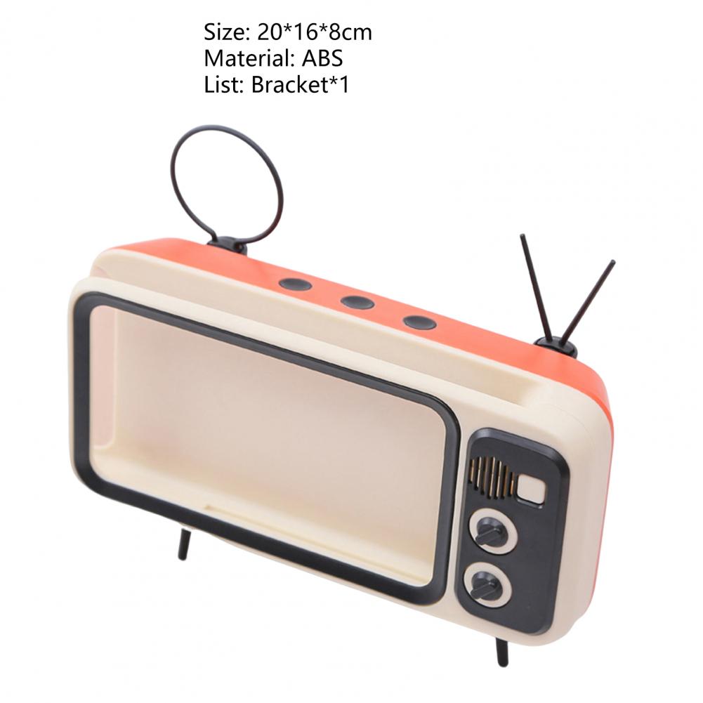 Soporte de teléfono con altavoz, soporte de música, antideslizante, Retro, TV, teléfono Móvil, 6, 4 a 6, 7, Smartphone-MovilExpressShop