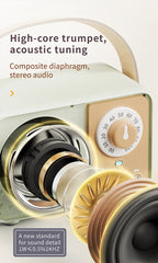 HM11 Altavoz portátil Bluetooth estilo retro con asa-MovilExpressShop