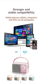 HM11 Altavoz portátil Bluetooth estilo retro con asa-MovilExpressShop