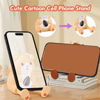 Mini Gatos lindos Altavoz Bluetooth inalámbrico Bluetooth 5,2 altavoz reproductor de música MP3 con soporte para teléfono vaca-MovilExpressShop