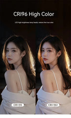 VBNBV nuevo anillo de mano LED luz de relleno recargable teléfono móvil portátil transmisión en vivo fotografía escritorio Selfie luz ?-MovilExpressShop