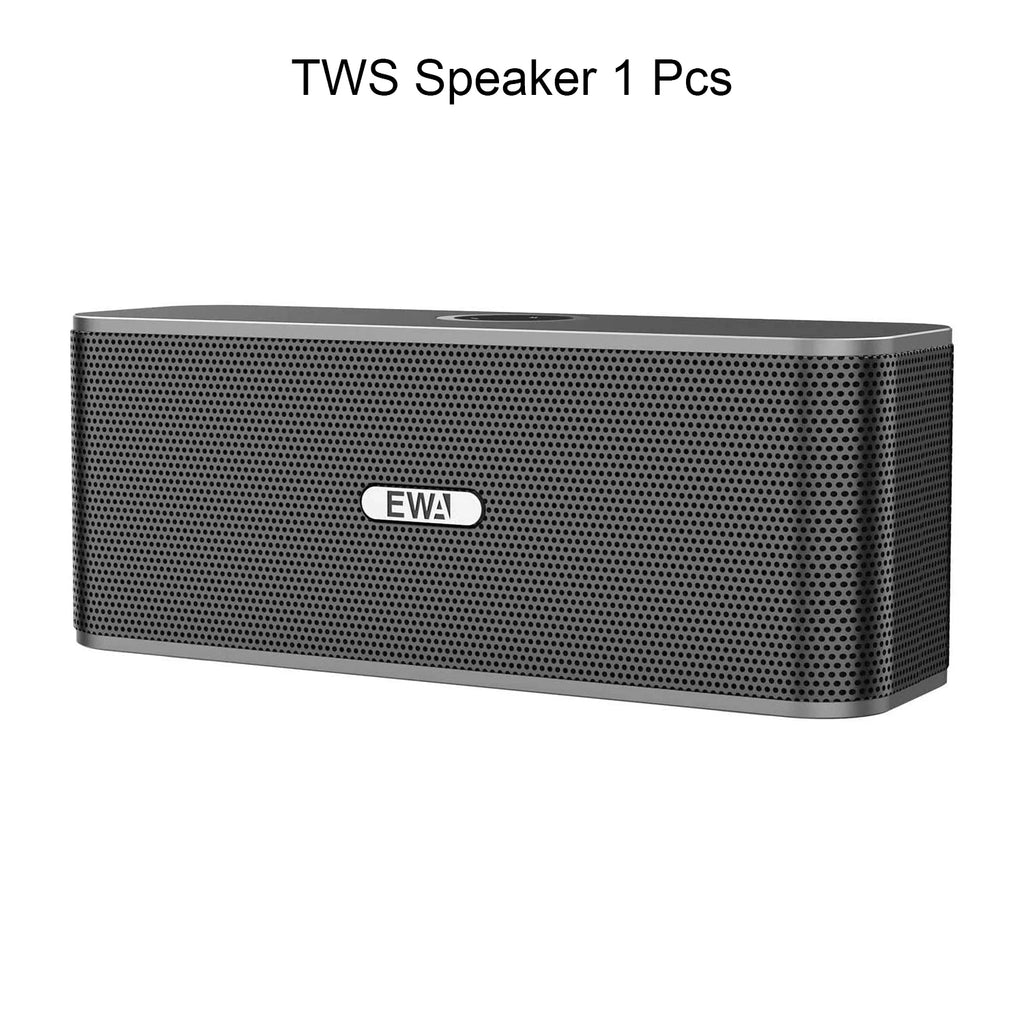 Altavoces Bluetooth EWA W300 TWS, controladores dobles, batería de 4000mAh, sonido estéreo fuerte, altavoz portátil inalámbrico para Fiesta al aire libre-MovilExpressShop