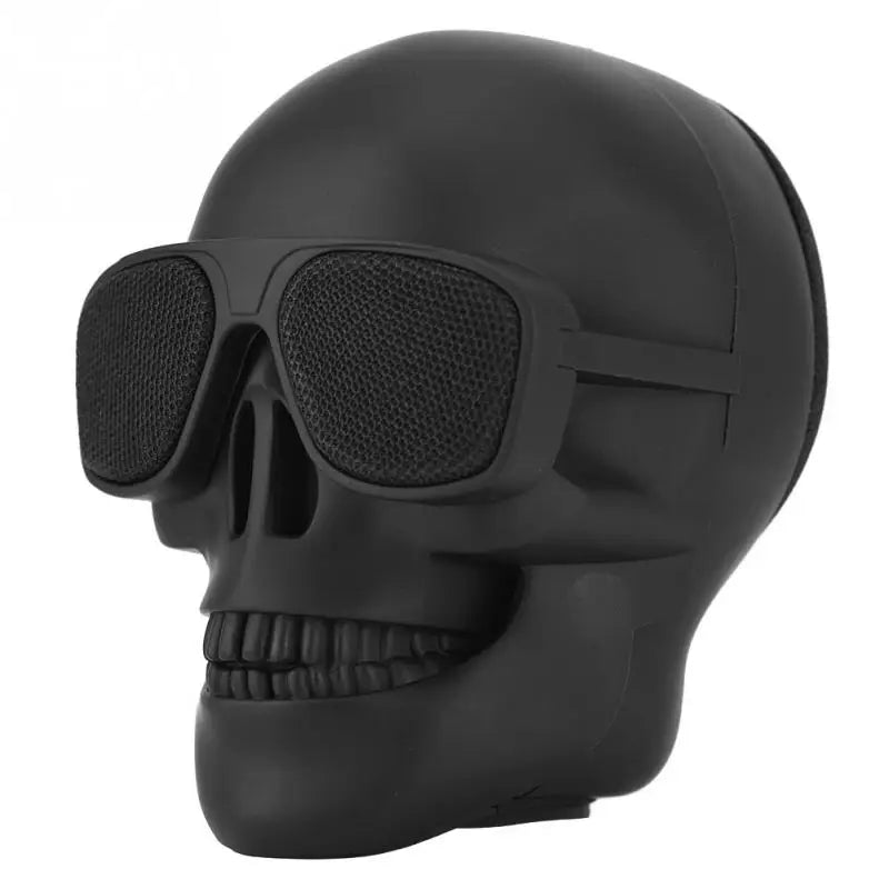 Altavoces portátiles Mini Calavera, inalámbricos por Bluetooth, con dibujos animados de huesos, cabeza fantasma pequeña, Compatible con música estéreo de 5W Hd-MovilExpressShop