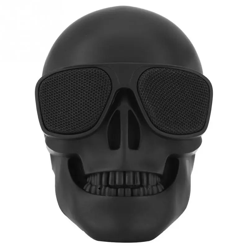 Altavoces portátiles Mini Calavera, inalámbricos por Bluetooth, con dibujos animados de huesos, cabeza fantasma pequeña, Compatible con música estéreo de 5W Hd-MovilExpressShop