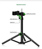 Anillo de luz para Selfie y vídeo, lámpara de luz Led RGB para fotografía con soporte para teléfono móvil, trípode grande para Youtube Tiktok Live-MovilExpressShop