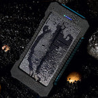 Banco de energía Solar resistente al agua, batería auxiliar externa SOS de 20000mah-MovilExpressShop