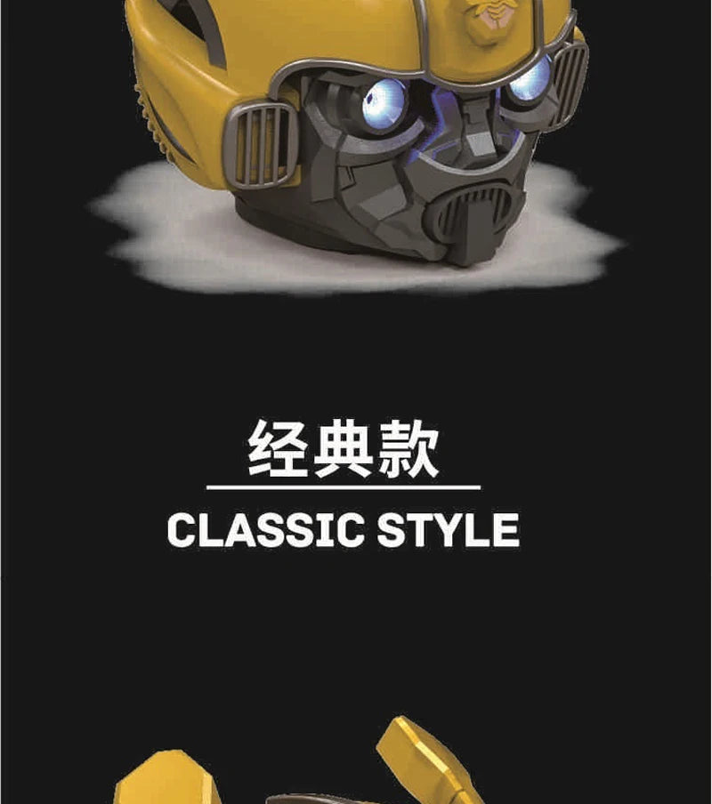 Transformers Bumblebee Altavoz Bluetooth, Subwoofer con FM, soporte TF para teléfono