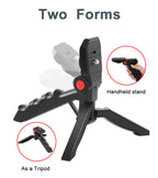 Trípode Blog para cámara DSLR, Kit de blogging para teléfono, entrevista en vivo, YouTube, soporte para teléfono, Control remoto, micrófono, luz LED-MovilExpressShop