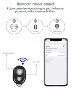 Anillo de luz LED RGB para selfi, iluminación de fotografía, soporte para móvil, trípode para vídeo, Youtube en vivo, 26cm-MovilExpressShop