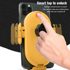 Cargador inalámbrico para coche, soporte para teléfono, sujeción automática, cargador rápido para coche, soporte para móvil, salida de aire para coche