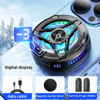 Nuevo Enfriador de teléfonos con pantalla magnética SL17, Enfriador de juegos 2 en 1, ventilador de refrigeración rápido Semiconductor para teléfono IOS y Android-MovilExpressShop