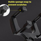 Soporte para teléfono de coche 360, soporte de montaje para espejo retrovisor, navegación GPS, soporte para móvil, Clip plegable, soporte ajustable para teléfono móvil para coche