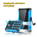 Banco de energía Solar de 50000mAh, Banco de energía de Camping con carga inalámbrica magnética de 22,5 W con Cables, batería externa para todo tipo de dispositivos-MovilExpressShop