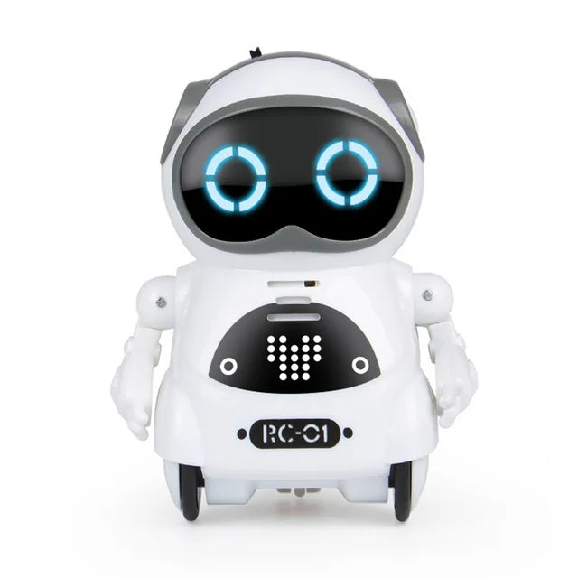 Xiaobao-Mini Robot inteligente multifuncional eléctrico para niños, bolsa de bolsillo, rompecabezas, historia interactiva, voz