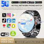 Reloj inteligente Android Netcom completo 5G/4G con cámara con tarjeta SIM videollamada AMOLED GPS WIFI Google Play mapas reloj inteligente para hombres y mujeres