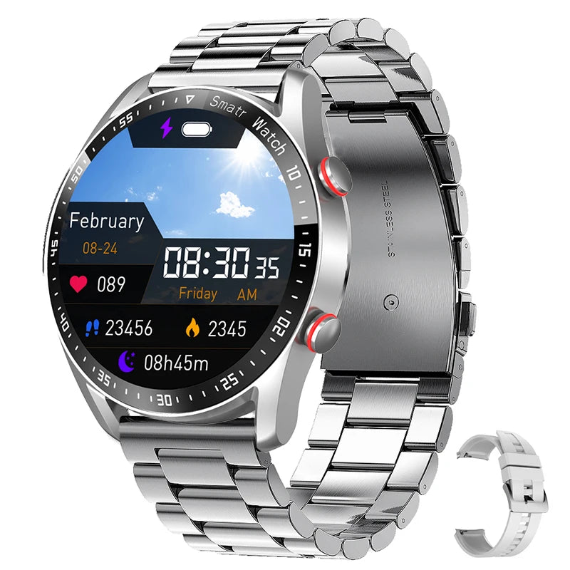 Reloj GT Series reloj inteligente hombres mujeres pantalla HD Bluetooth llamada GPS Tracker ritmo cardíaco IP68 impermeable SmartWatch 2024 nuevo