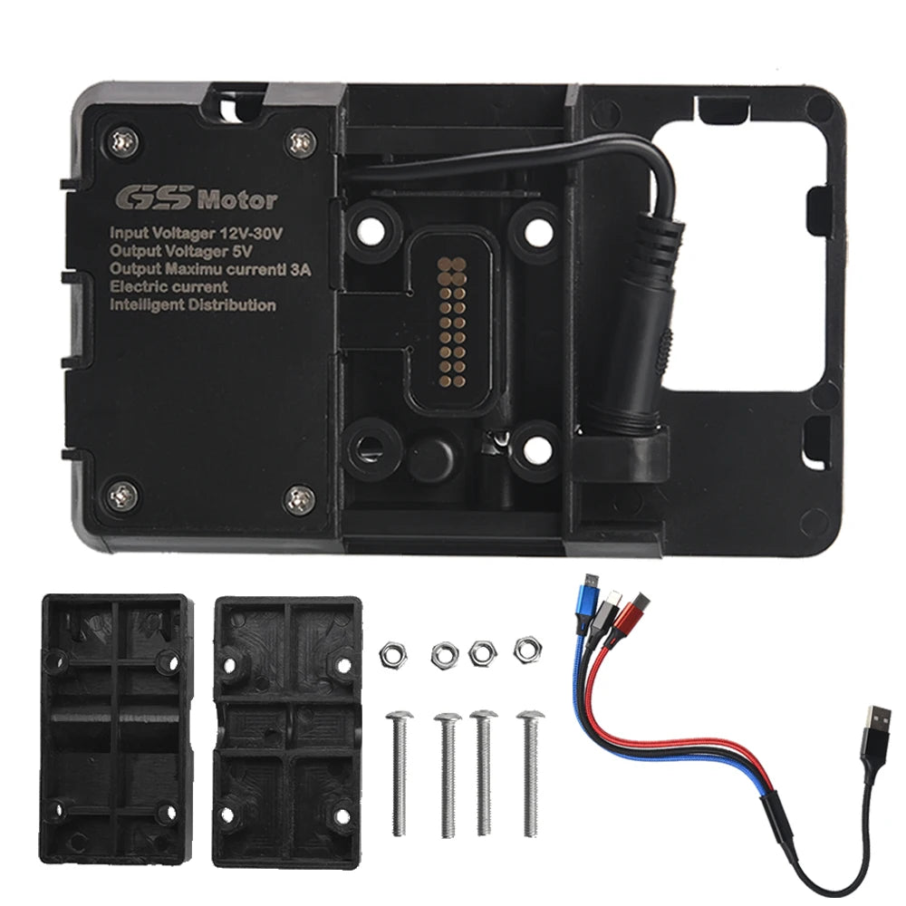 Soporte de navegación GPS para teléfono móvil, USB 20225, soporte de carga inalámbrica para BMW R1200RT 2014 - 2024 2023 R1250RT R 1200 1250 RT
