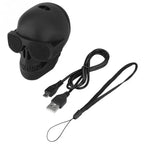 Altavoces portátiles Mini Calavera, inalámbricos por Bluetooth, con dibujos animados de huesos, cabeza fantasma pequeña, Compatible con música estéreo de 5W Hd-MovilExpressShop