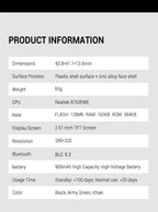 Blackview 2025 reloj inteligente para exteriores 900mAh W70 Pro 2,01 ''pantalla TFT HD-MovilExpressShop