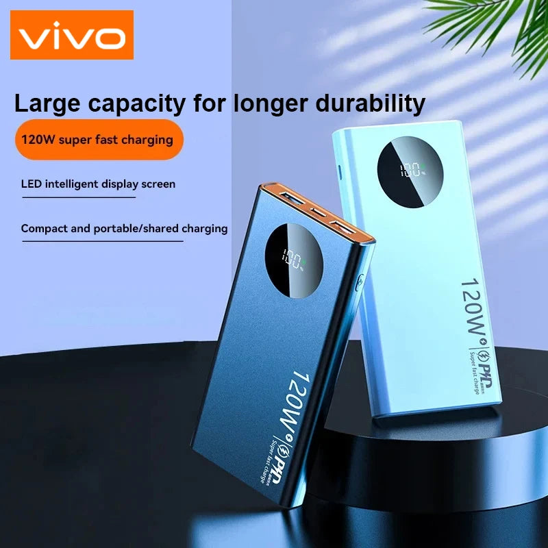 ONEPLUS 120W 200000mAh banco de energía de alta capacidad carga súper rápida cargador de batería portátil para iPhone Samsung Huawei-MovilExpressShop