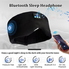 Auriculares Máscara Bluetooth para dormir Viajes Máscara para dormir portátil Reproducir música Auriculares para dormir Máscara de ojos musical ajustable para dormir-MovilExpressShop