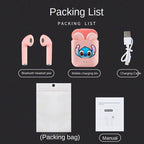 Disney-auriculares inalámbricos Stitzer TWS i7 Mini 2, cascos con Bluetooth 5,0, micrófono, estuche de carga, manos libres, novedad-MovilExpressShop