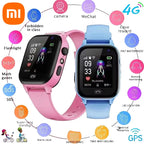 Xiaomi niños reloj inteligente 4G SOS ubicación GPS tarjeta Sim llamada niño reloj inteligente cámara impermeable niños niña regalo para Ios Android caliente