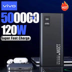 VIVO 120W Power Bank 50000mAh alta capacidad carga rápida Powerbank cargador de batería portátil para iPhone Samsung Huawei etc...-MovilExpressShop