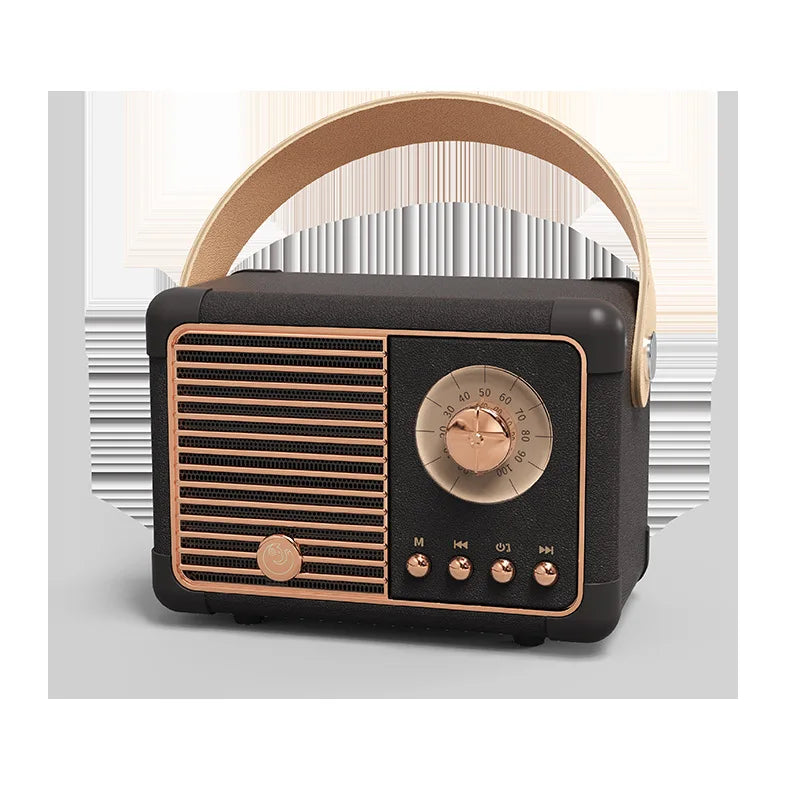 HM11 Altavoz portátil Bluetooth estilo retro con asa-MovilExpressShop