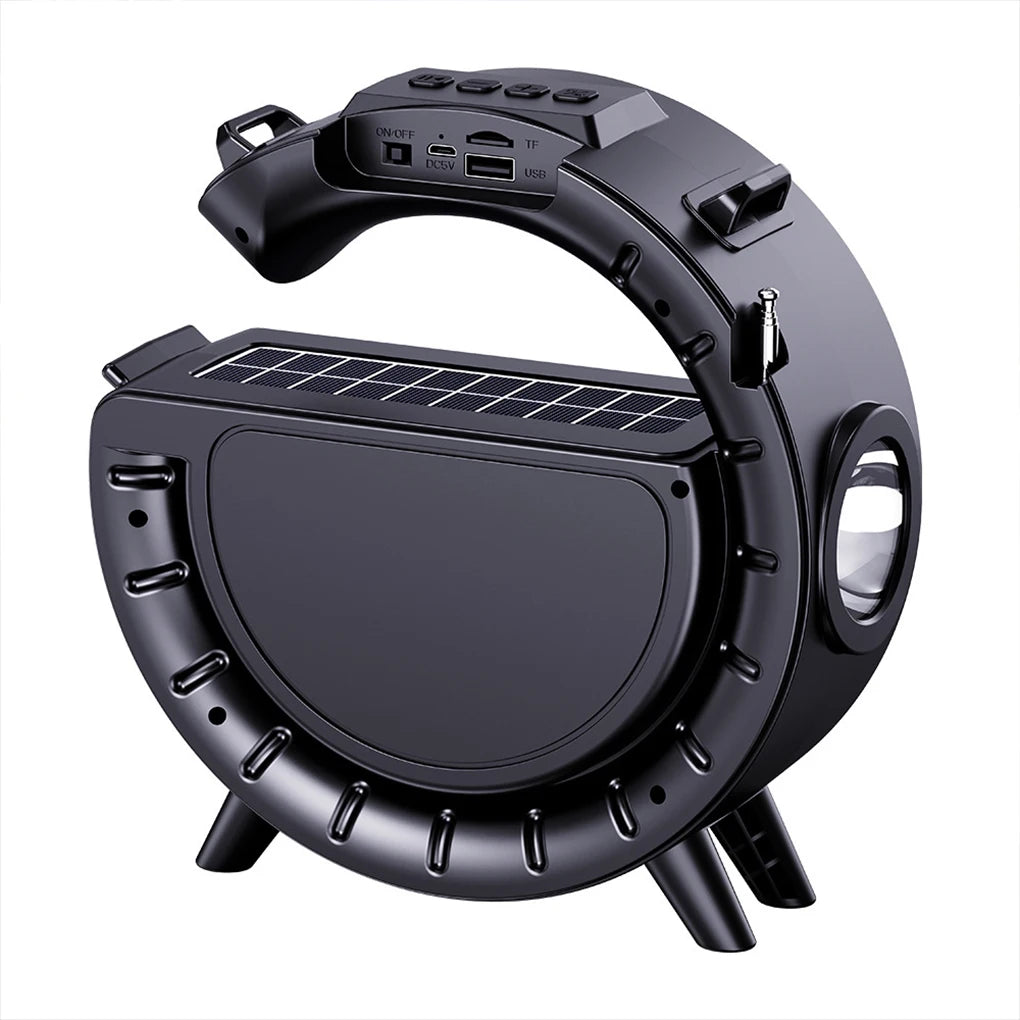 Altavoz Bluetooth portátil para exteriores, linterna G grande, reproductor Solar, tarjeta inalámbrica, lámpara musical para el hogar, herramientas para fiestas-MovilExpressShop