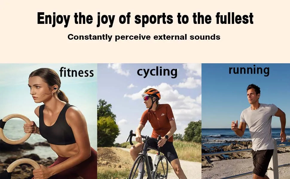 Auriculares con traducción AI en tiempo Real, auriculares con traductor de 144 idiomas, Bluetooth inalámbrico de oreja abierta 40H, auriculares con traducción