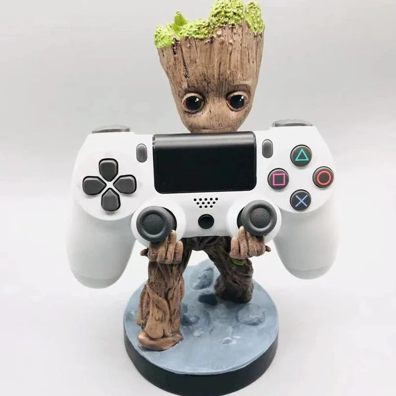 soporte para teléfono o mando de PlayStation inspirado en tus héroes favoritos como Groot, Iron Man, soldados imperiales, ¡entre muchos más!-MovilExpressShop