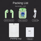 Disney TWS i7 Mini 2 auriculares inalámbricos Bluetooth 5,0 auriculares mate Macaron auriculares manos libres con micrófono caja de carga auriculares-MovilExpressShop