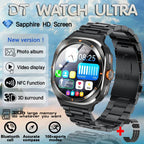 2025 nuevo reloj DT 7 Ultra reloj inteligente hombres 32GB memoria vídeo GPS NFC 47mm AMOLED Fitness rastreador deportivo salud relojes inteligentes mujeres