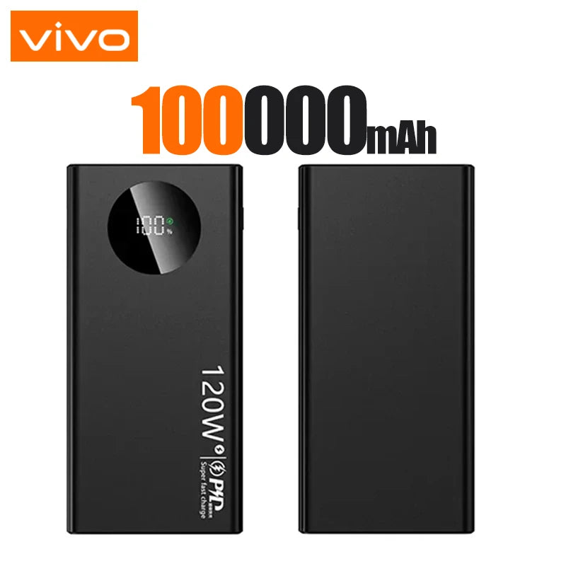 ONEPLUS 120W 200000mAh banco de energía de alta capacidad carga súper rápida cargador de batería portátil para iPhone Samsung Huawei-MovilExpressShop
