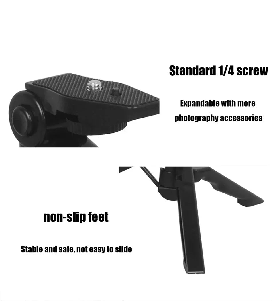 Kit de blogging para teléfono inteligente AY49, con trípode, soporte para teléfono, Mini micrófono, luz de relleno LED, arrancador para TikTok, transmisión en vivo, vídeo, YouTub-MovilExpressShop