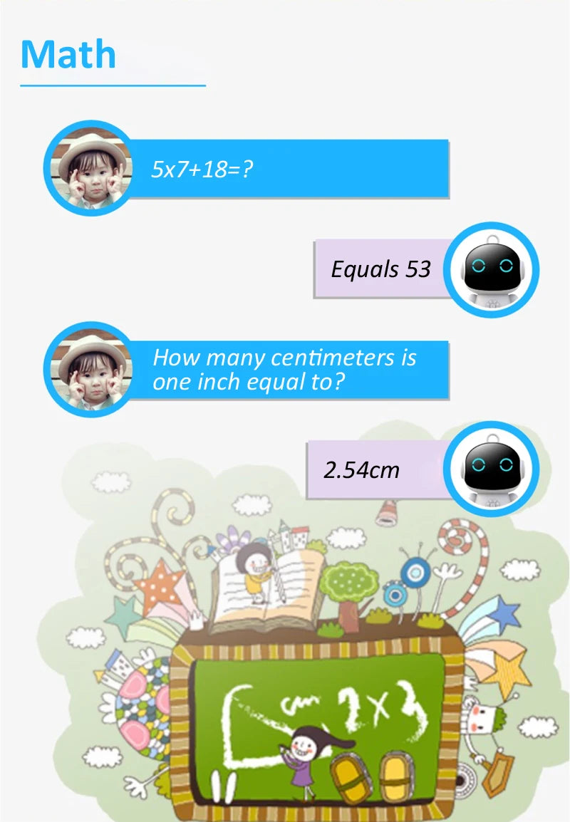 Robot inteligente Tuya IA, WiFi, juguetes de educación temprana para niños, reconocimiento de voz y máquina de aprendizaje educativo interactiva por voz